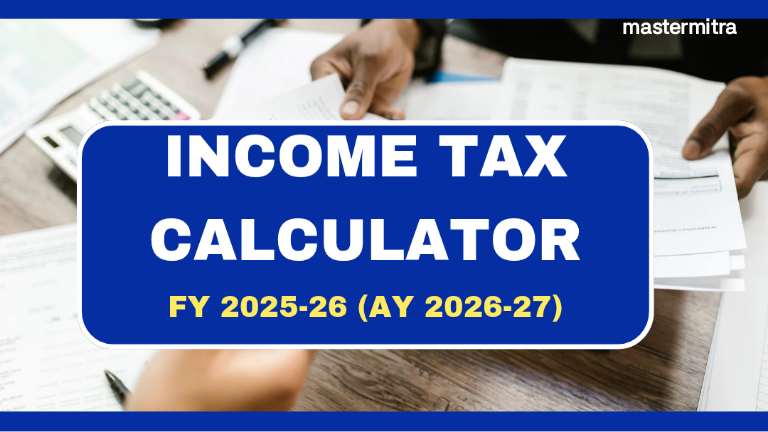 Income Tax Calculation for FY 2025-26 