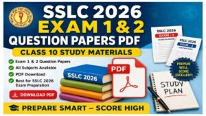 SSLC 2026 Exam