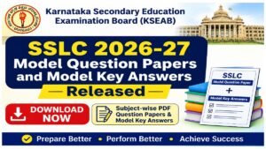 SSLC 2026-27 Model Question Papers