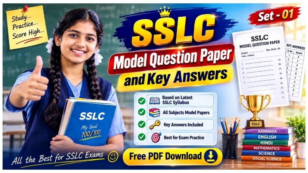 SSLC Model Question Paper