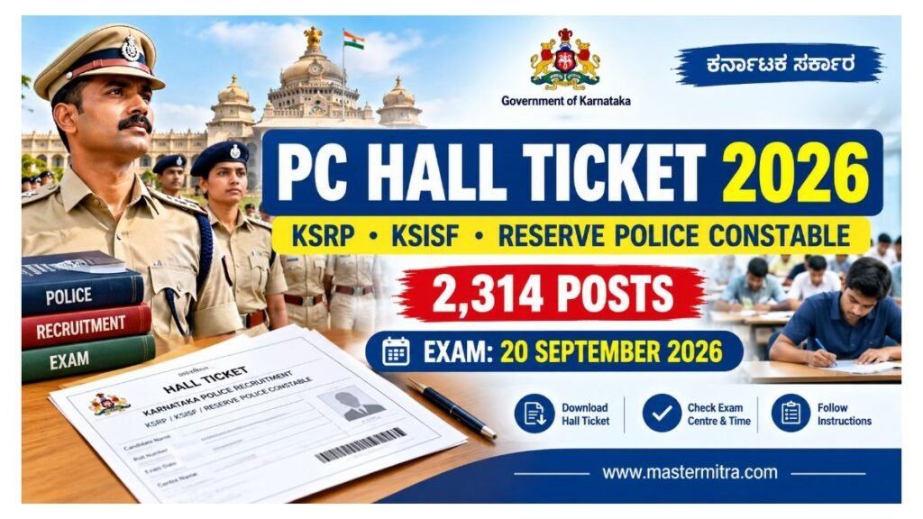 PC Hall Ticket 2026