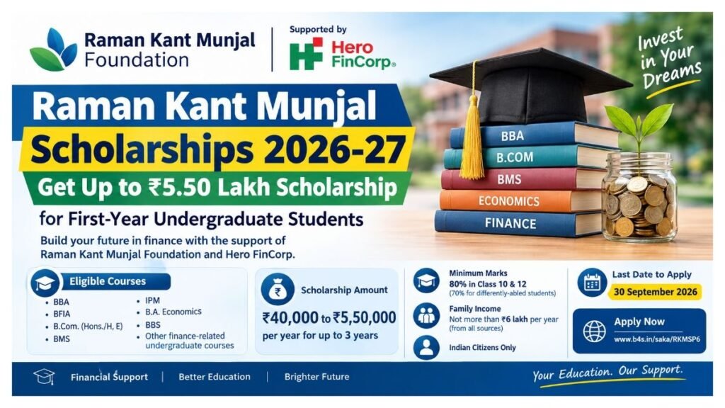 Raman Kant Munjal Scholarship