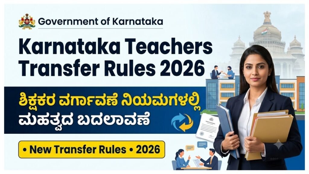 Karnataka Teacher Transfer Bill 2026