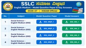 SSLC Social Science English