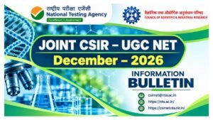 CSIR UGC-NET December