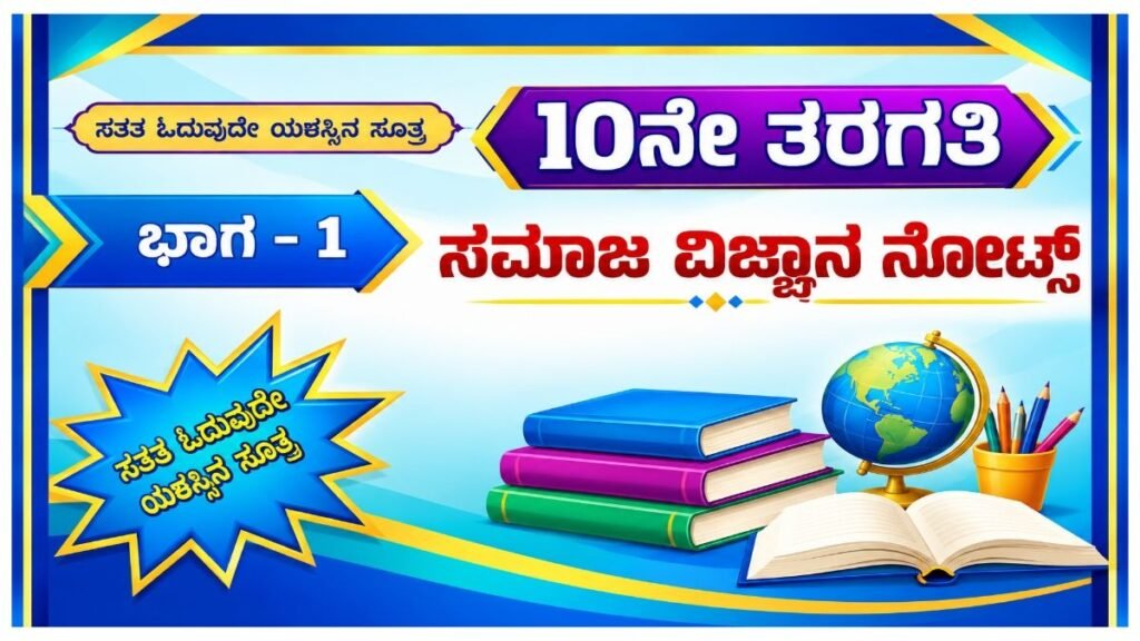 SSLC Social Science Notes Part 1