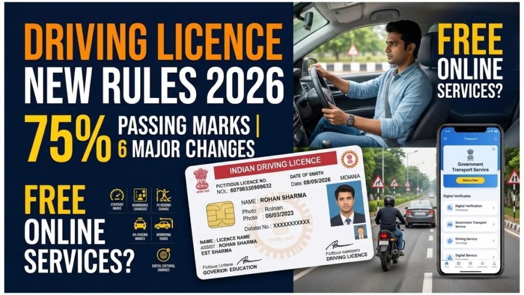 Driving Licence New Draft Rules 2026
