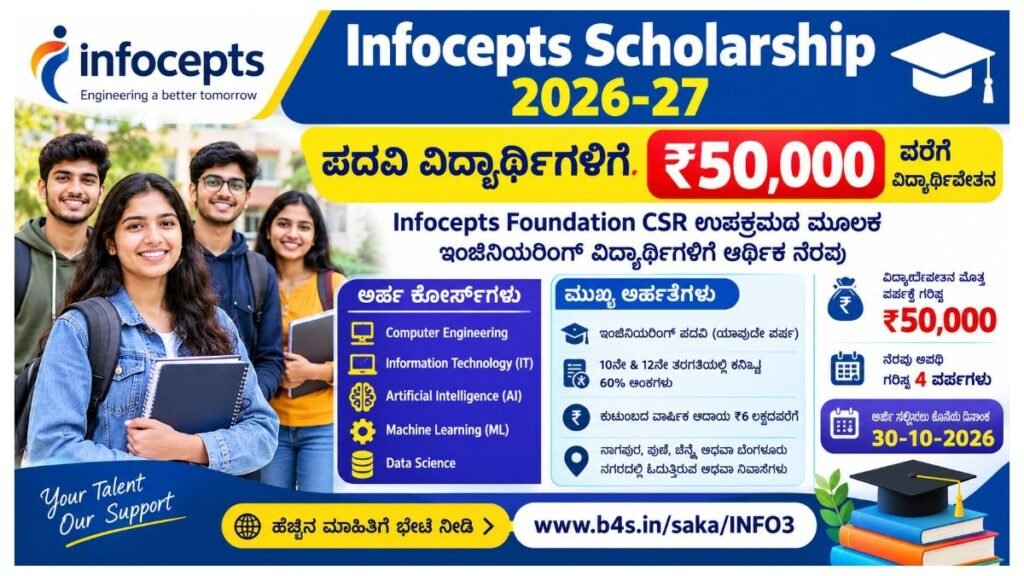 Infocepts Scholarship 2026-27