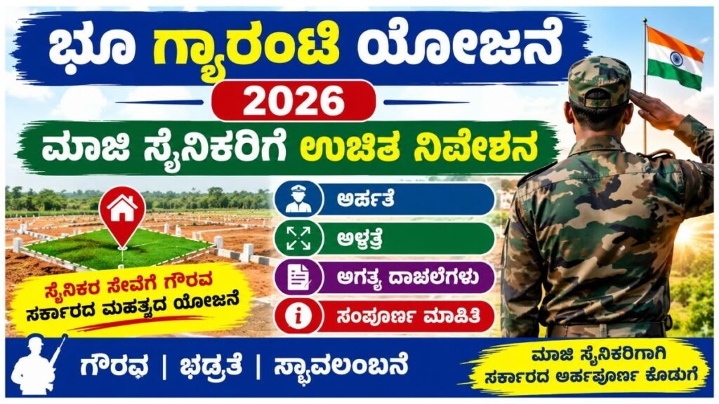 Karnataka Sainik Samman Scheme 2026