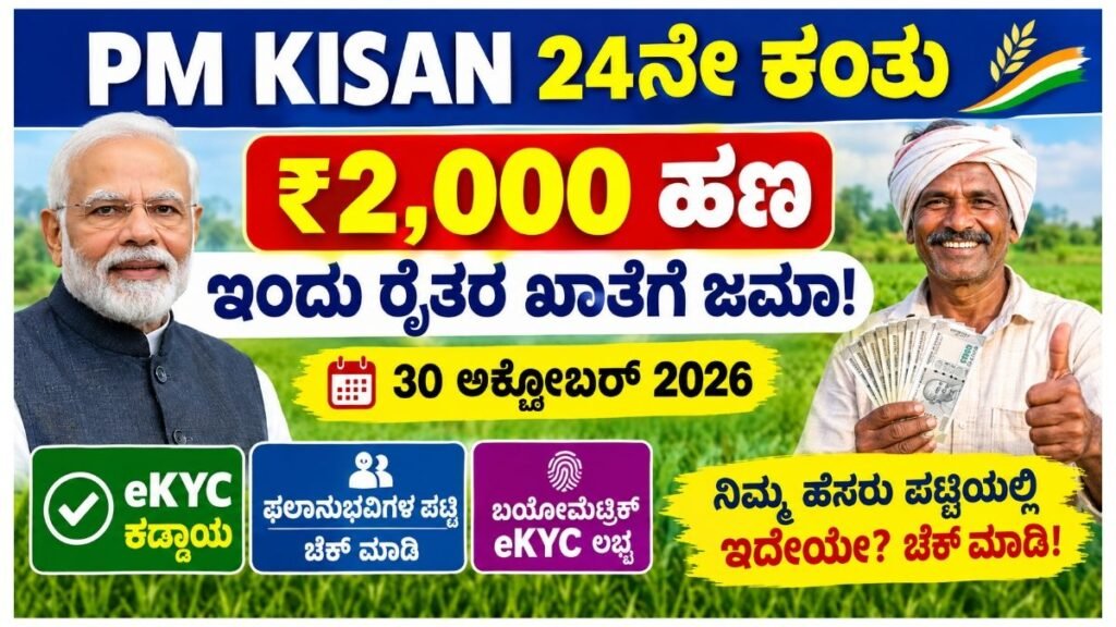 Big news: PM Kisan 24th Installment 2026